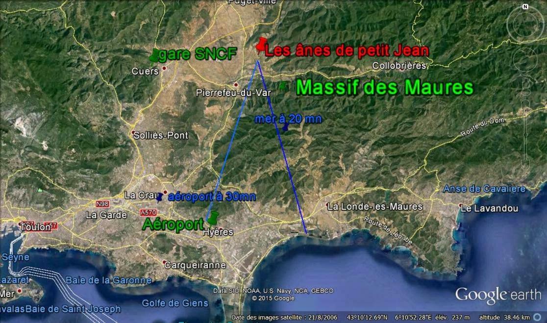 Les Anes De Petit Jean Hotel Pierrefeu-du-Var Eksteriør billede
